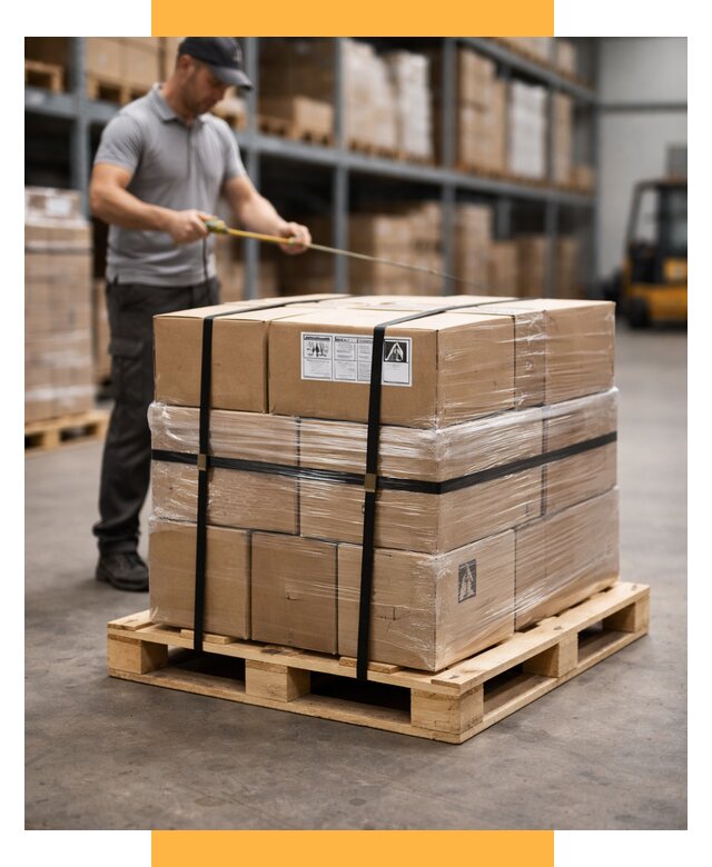 Упаковка и паллетирование грузов от 3561 р. | СетСервис-Прн