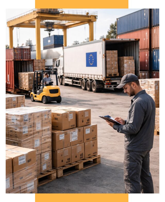 Доставка грузов из Европы от 12210 р., логистика СетСервис-Прн