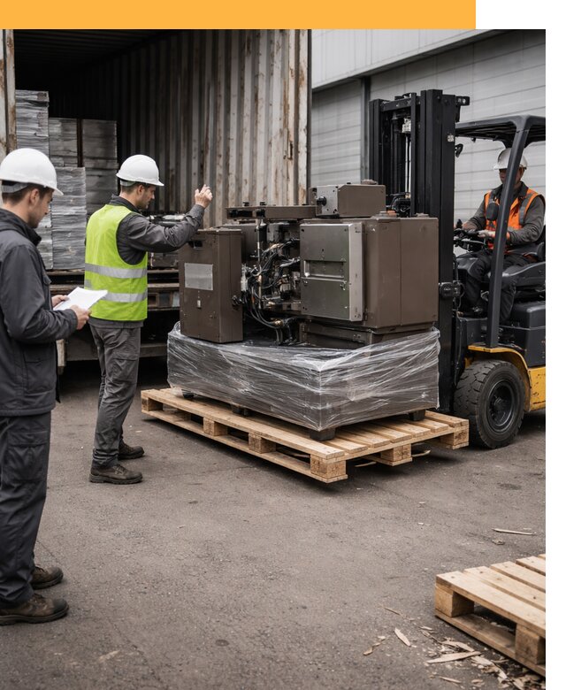 Доставка промышленного оборудования из Европы от 45788