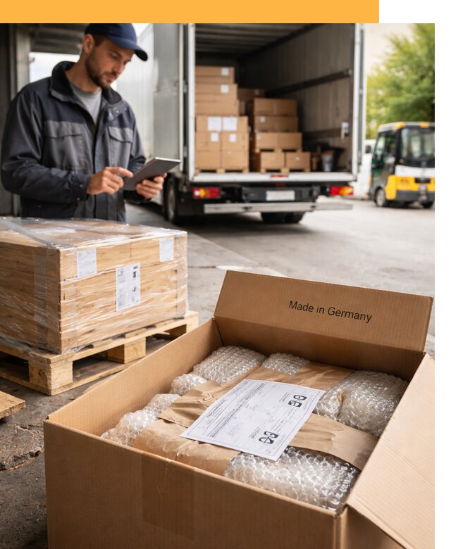Доставка грузов из Германии от 45788 руб с таможенным оформлением