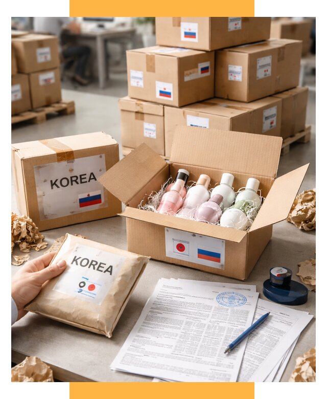 Доставка косметики из Кореи от 8649 р. под ключ | СетСервис-Прн