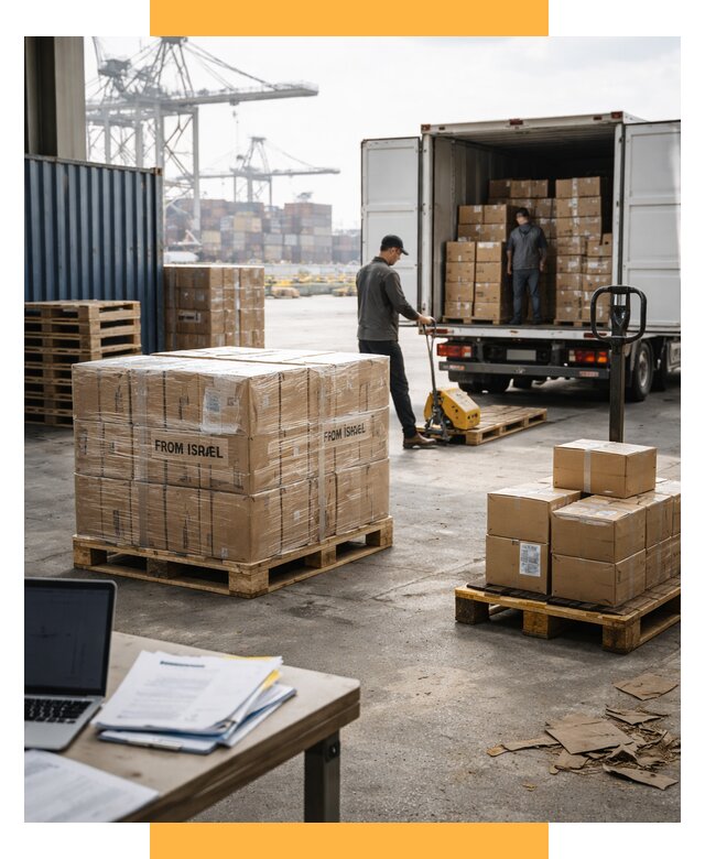 Доставка грузов из Израиля от 15263 р., логистика от СетСервис-Прн