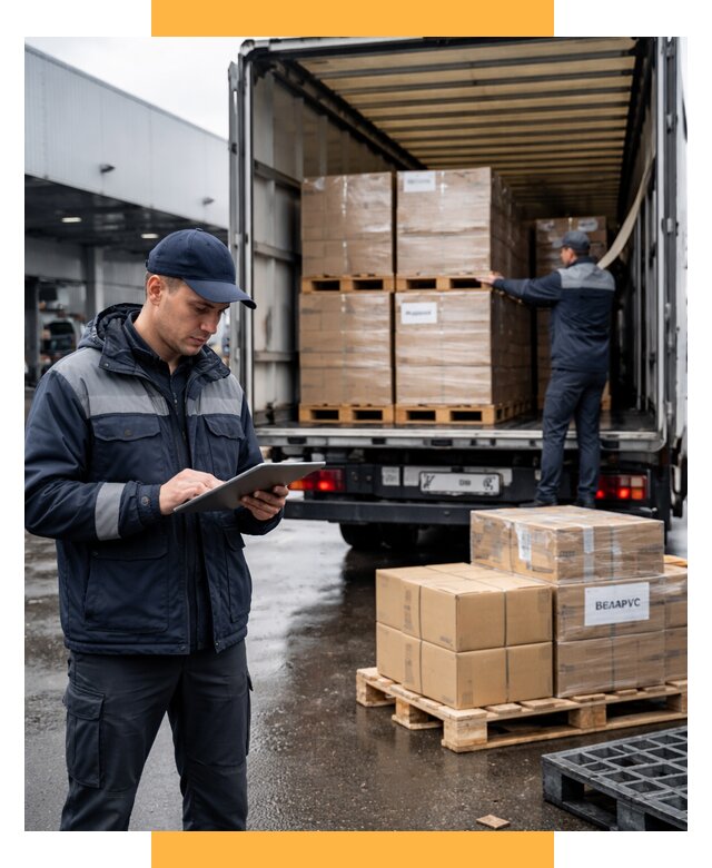 Доставка грузов из Беларуси от 15263 р. логистика СетСервис-Прн