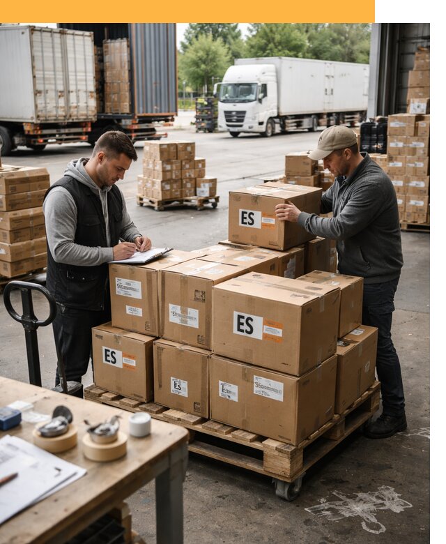 Доставка грузов в Испанию автотранспортом от 35613 руб