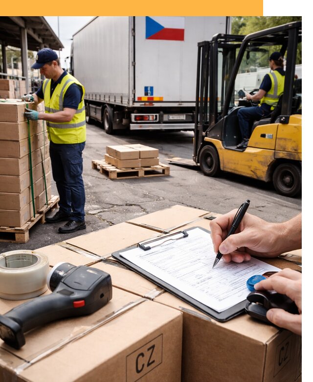 Доставка грузов в Чехию от 35613 руб, международные перевозки