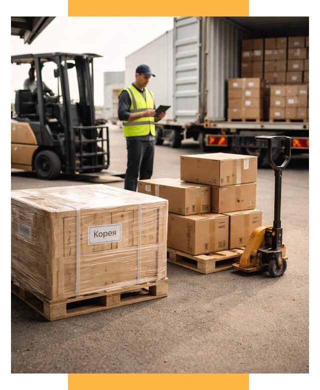 Доставка грузов в Корею из России от 35613 р. | СетСервис-Прн