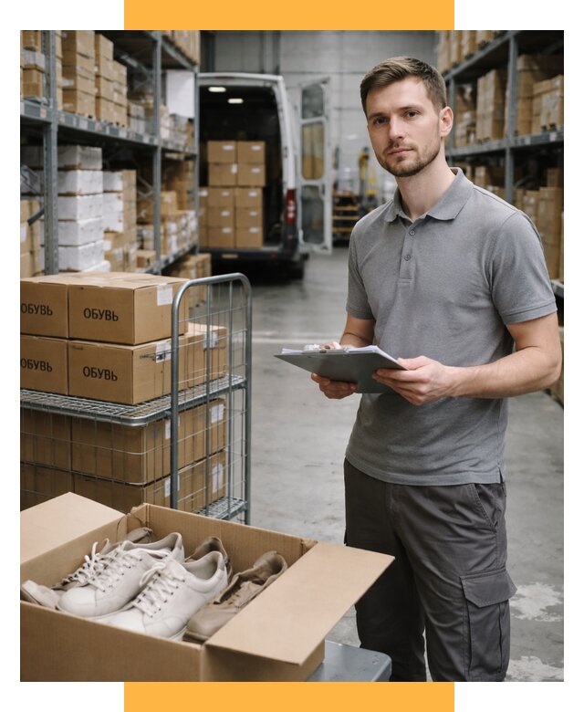 Доставка обуви из Китая и Турции от 4579 р. СетСервис-Прн