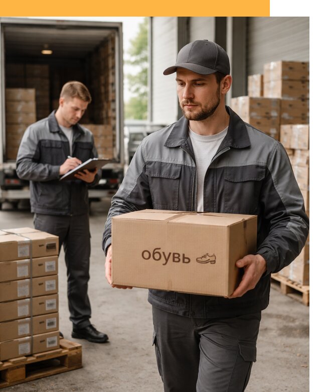 Международная перевозка обуви с таможенным оформлением от 4579