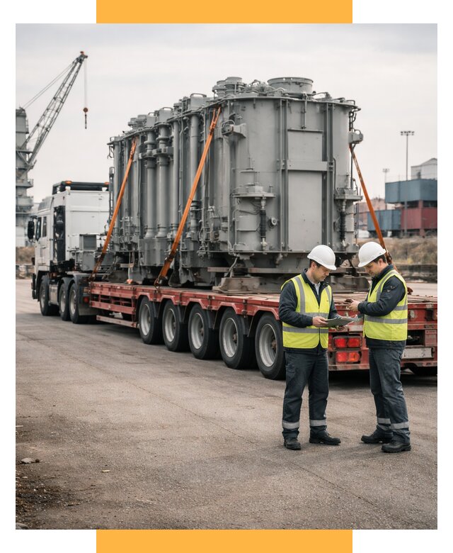 Перевозка негабаритных грузов под ключ от 122100 р., СетСервис-Прн