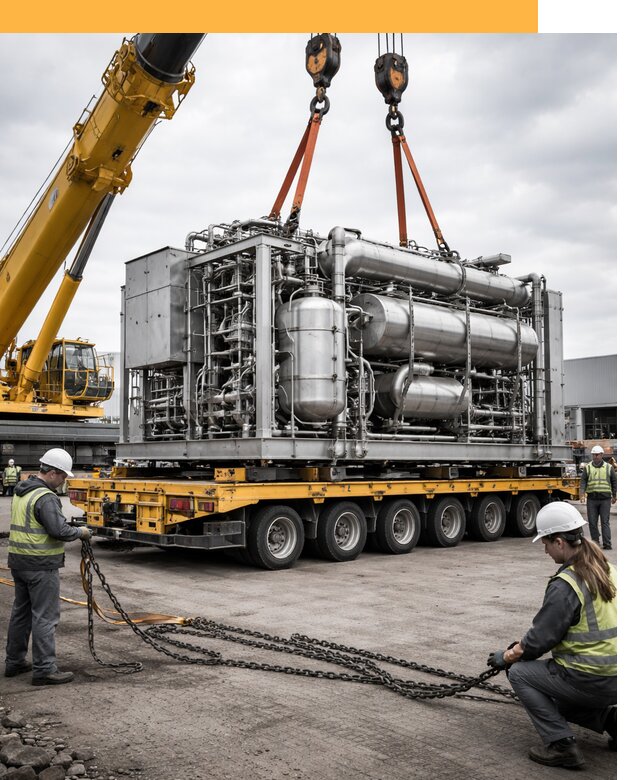 Перевозка тяжеловесных грузов по миру от 152625 руб