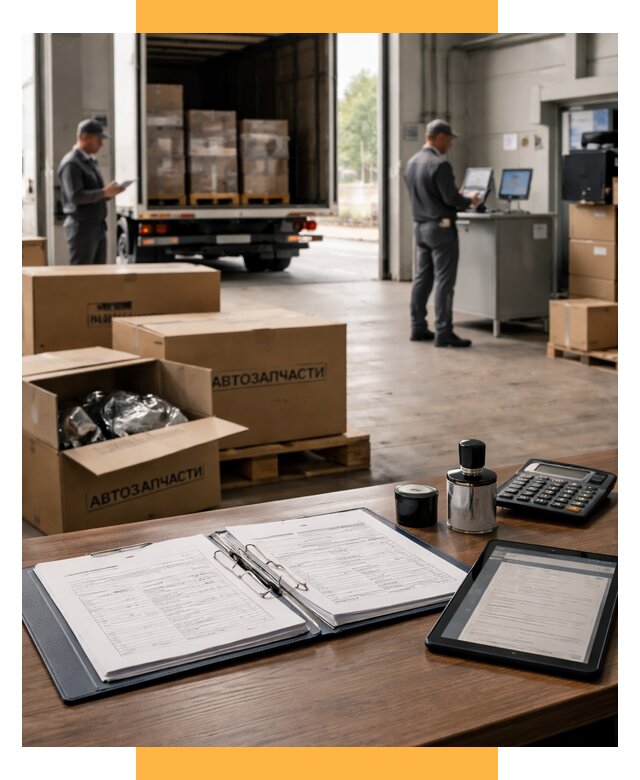 Таможенное оформление автозапчастей под ключ от 8649 р., СетСервис-Прн