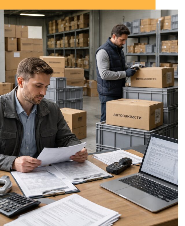 Таможенное оформление автозапчастей по выгодным тарифам от 8649