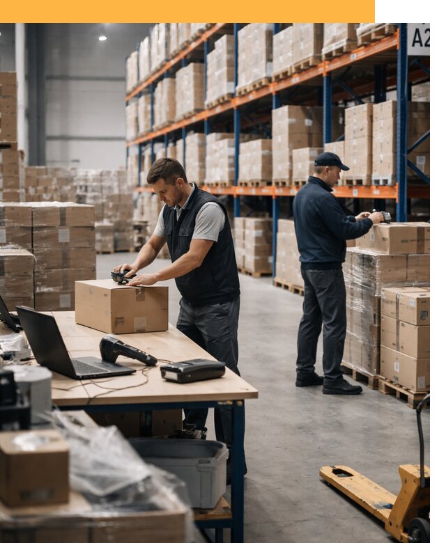 Склад консолидации в Европе: хранение, сортировка от 6614